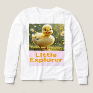 Camiseta infantil Little Explorer – Patito adorabl
