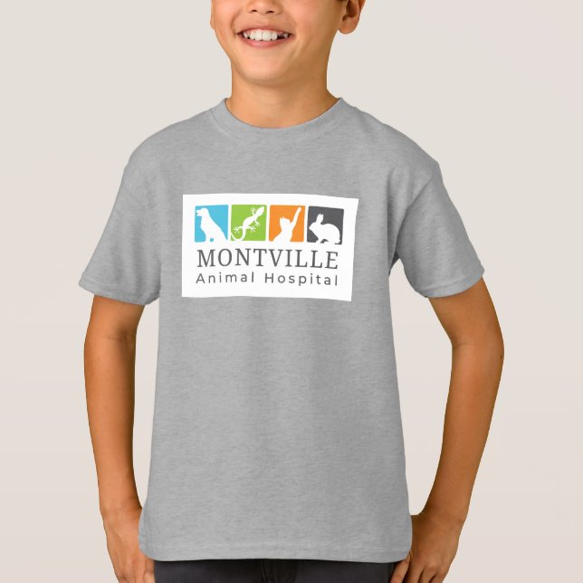 Camiseta infantil logo grande (Anverso)