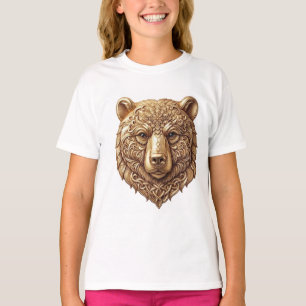 Camiseta infantil Majestic Grizzly Bear, fauna reg
