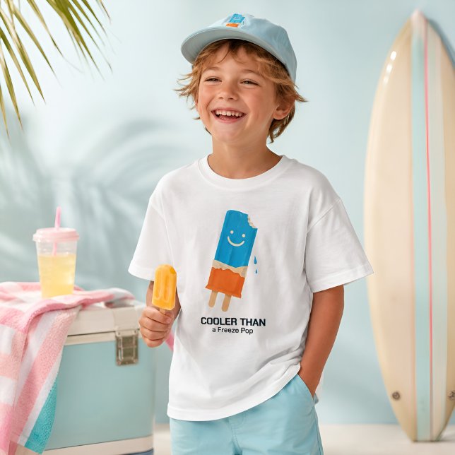 Camiseta infantil más fresca que un polo de helado (Subido por el creador)