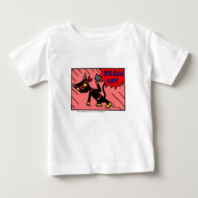 Camiseta infantil Mel NINJA CAT (Anverso)