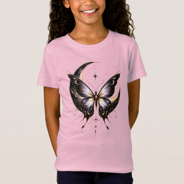 Camiseta infantil Moon Butterfly (Anverso)