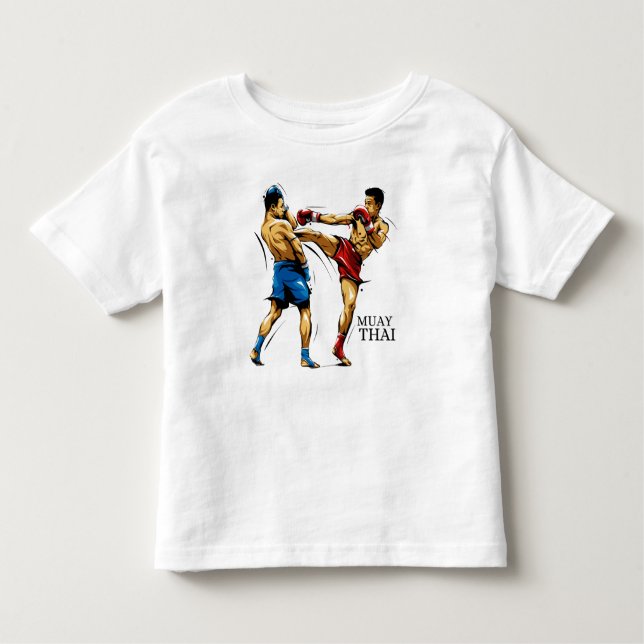 Camiseta Infantil Muay Thai / Boxe Tailandês (Anverso)