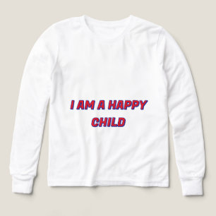 Camiseta Infantil Niño Feliz Sonriente