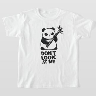 Camiseta infantil "NO ME MIRES" de Funny Panda