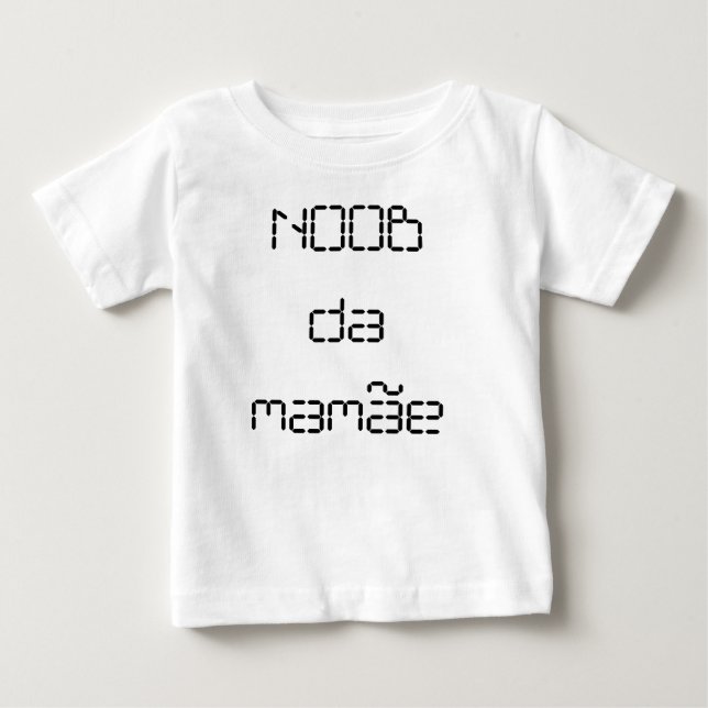 Camiseta Infantil - Noob da Mamâe (Anverso)