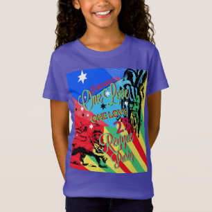 Camiseta infantil One Love Reggae Party