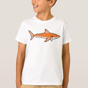 Camiseta infantil Orange Shark – Océano divertido