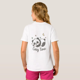 Camiseta infantil Panda de tiempo acogedor | Tee K