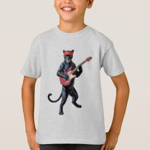Camiseta infantil Panther Rock Star