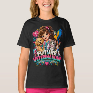 Camiseta infantil para amantes de animales Futuro