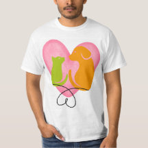 Camiseta infantil para amantes de mascotas con sil