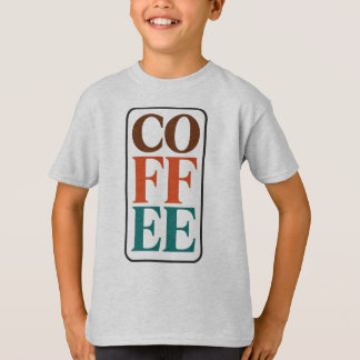 Camiseta infantil para amantes del café Regalo de