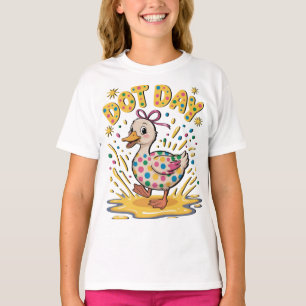 Camiseta infantil para el día del punto de pato ca