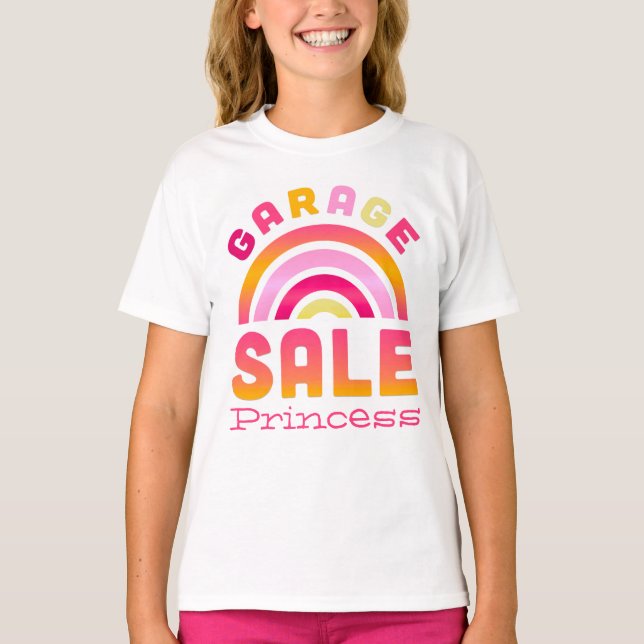 Camiseta infantil personalizable arcoíris de venta (Anverso)
