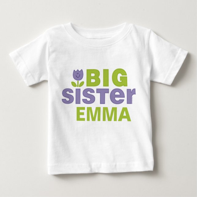 Camiseta infantil personalizada de Gran Hermana de (Anverso)