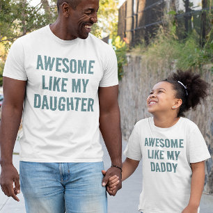 Camiseta infantil personalizada GENIAL COMO MI HIJ