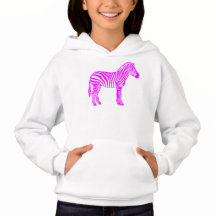 Camiseta infantil Pink Zebra – Camiseta de animal 