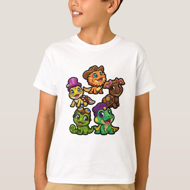 Camiseta Infantil PSF | Reptile (Anverso)
