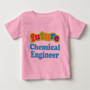 Camiseta infantil química del bebé del ingeniero