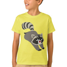 Camiseta infantil Raccoon Personalizado Prankish