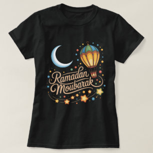 Camiseta infantil Ramadan Moubarak Globo aerostáti