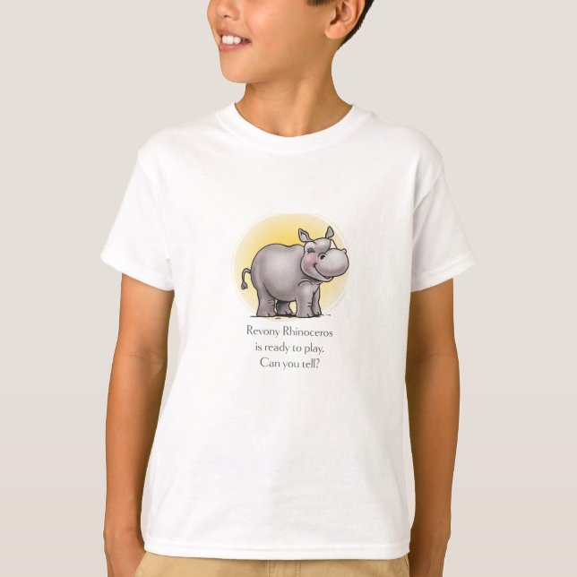 Camiseta infantil Revony Rhinoceros (Anverso)