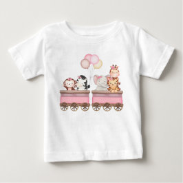 Camiseta infantil Safari Rosa