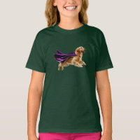 Camiseta infantil superhéroe de Labrador Retriever