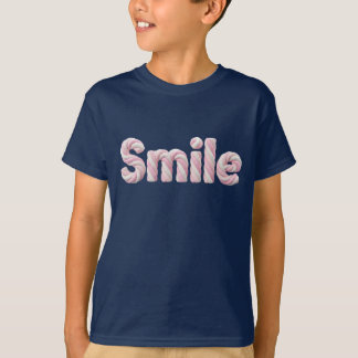 Camiseta infantil tipografía sonrisa de Marshmallo