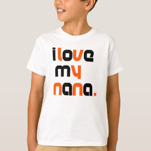Camiseta infantil unisex Me encanta mi Nana