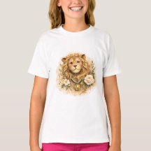 Camiseta infantil Vintage Golden Lion