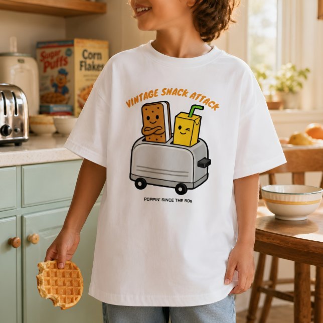 Camiseta infantil Vintage Snack Attack (Subido por el creador)