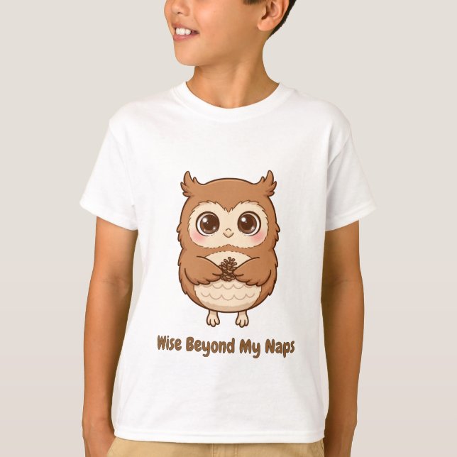 Camiseta infantil Wise Beyond My Naps (Anverso)