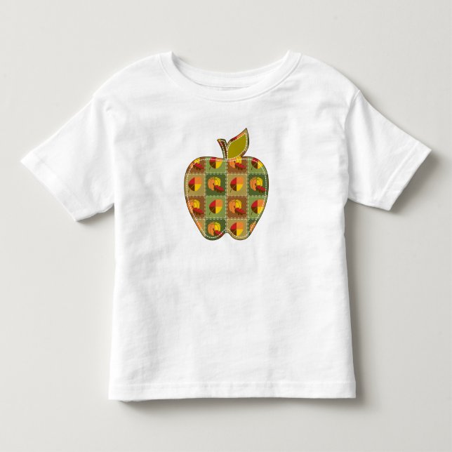 Camiseta infantil y de bebé de edredón de otoño (Anverso)