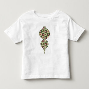 Camiseta infantil y de bebé de la colcha de Navida