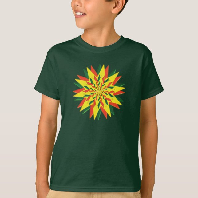Camiseta infantil Yuletide Star (Anverso)