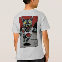 Camiseta Infantil Zombie Runner Cat - Back