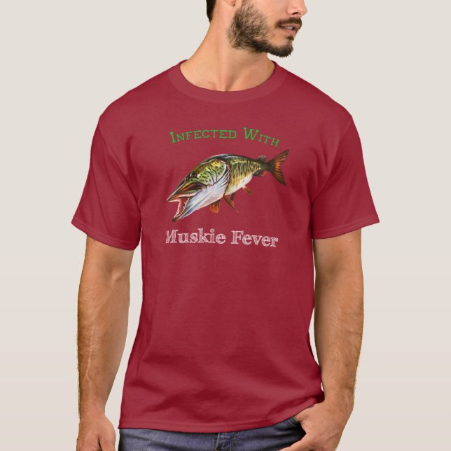 Camiseta Infectado con la fiebre de Muskie (Anverso)