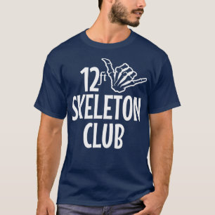 Camiseta Inferno de Halloween gigante del Skeleton Club de