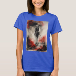 Camiseta "Inferno de medianoche: Devilish Aquarelle"
