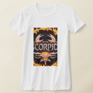 Camiseta Inferno de Scorpio: llamas simbólicas en el arte