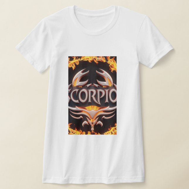 Camiseta Inferno de Scorpio: llamas simbólicas en el arte (Distribución)
