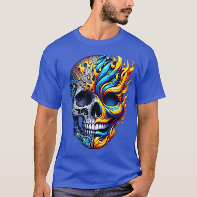 Camiseta Inferno Duality Skull (Anverso)