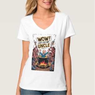 Camiseta Inferno Festín Caníbales comió mi tío Joe Biden