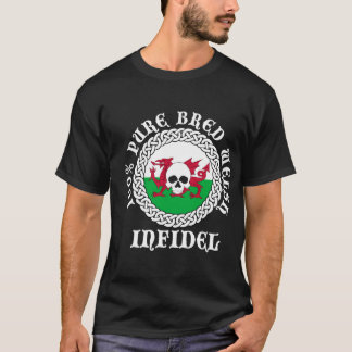 Camiseta Infiel criado puro del 100% Galés