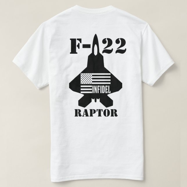 Camiseta Infiel de la HB F-22 (Reverso del diseño)