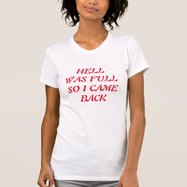 Camiseta infierno (Anverso)