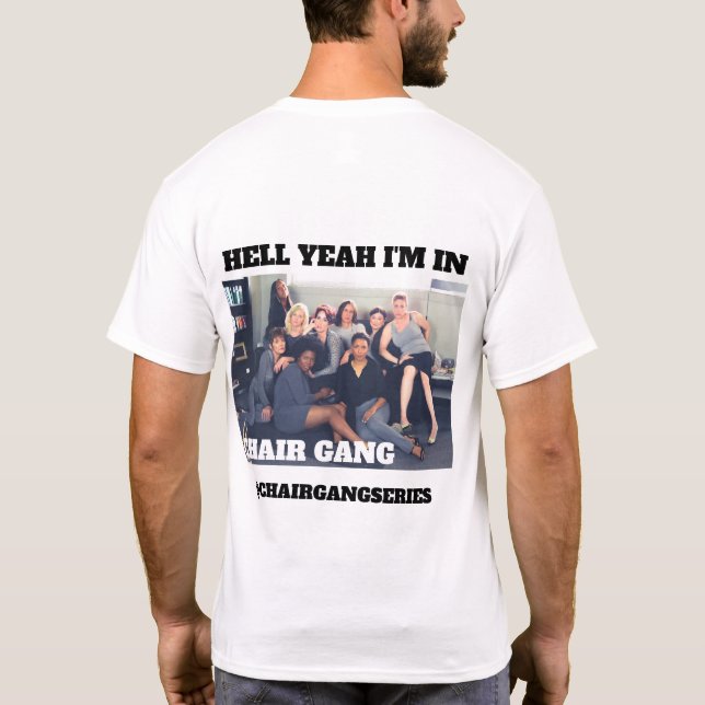 Camiseta Infierno de la CUADRILLA de la SILLA sí (Reverso)