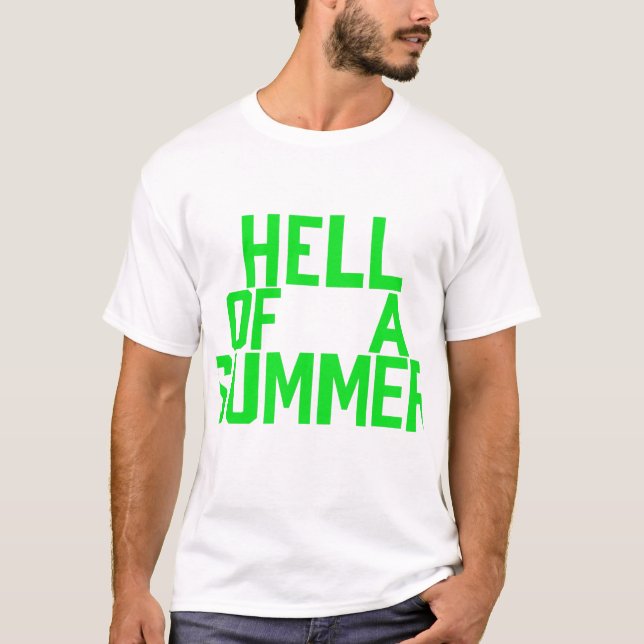 Camiseta Infierno de un verano (Anverso)